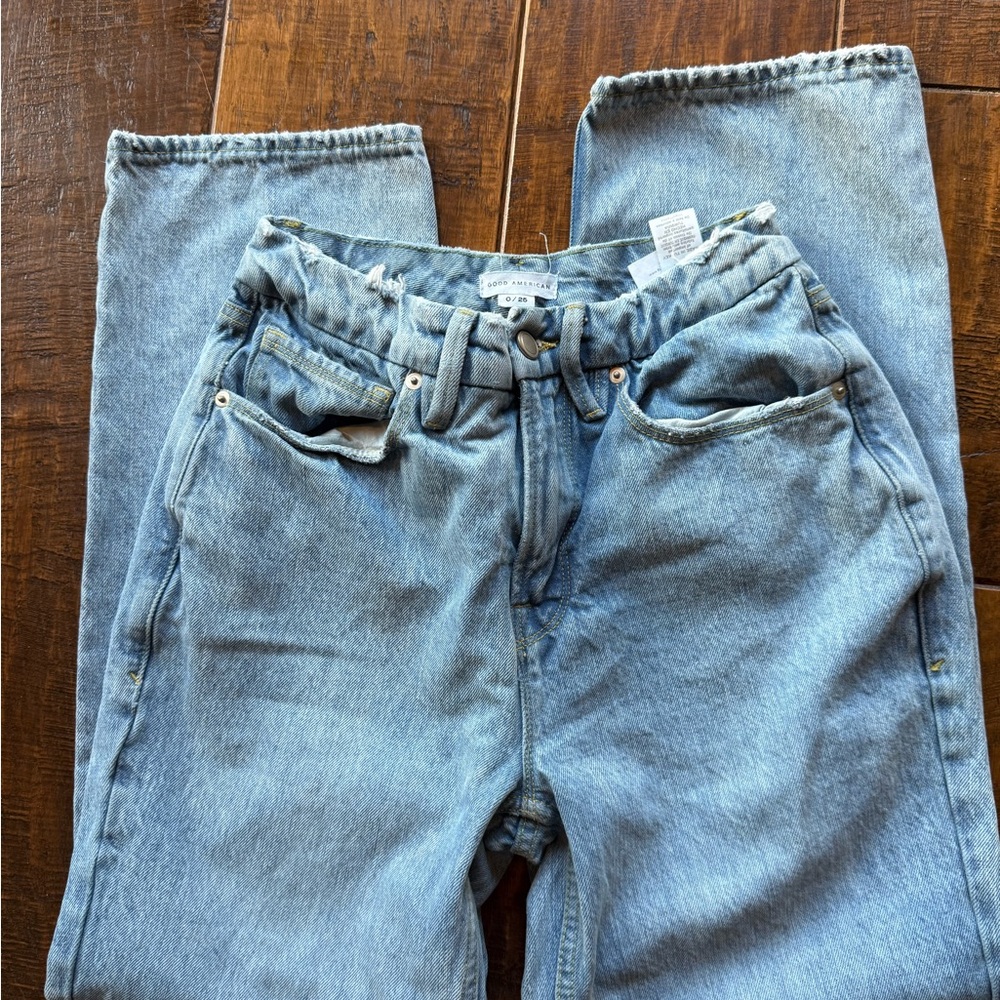 Good American Light Blue Women Jeans